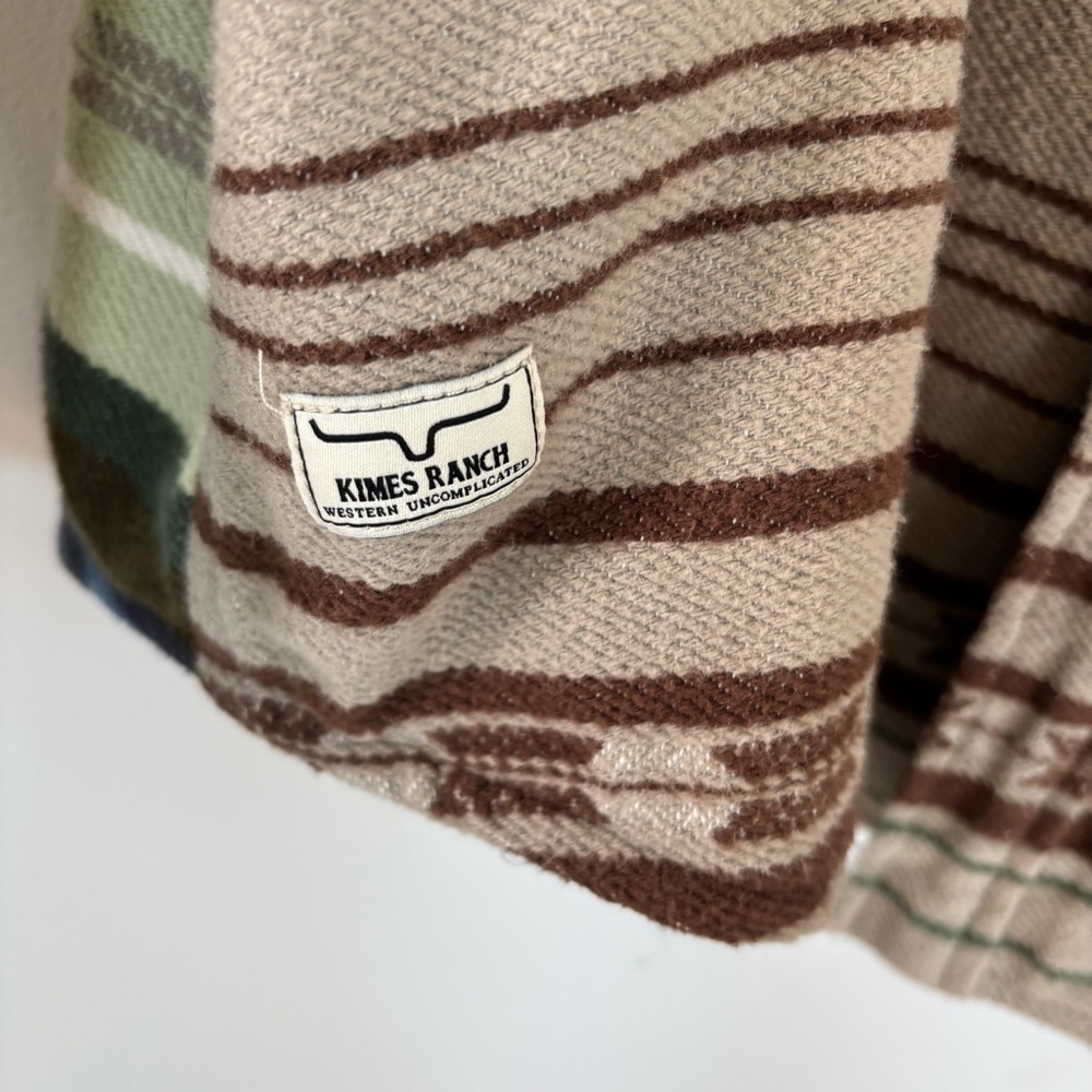 Kimes Ranch Aztec Print Button Front Shacket Shir… - image 4